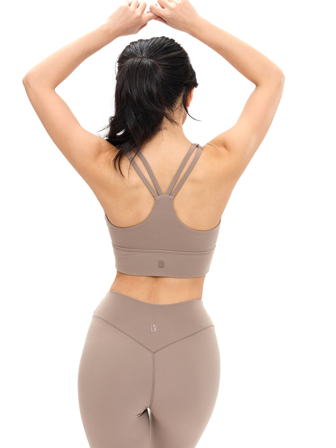 Bloom Sports Bra - Chai Latte Image 2