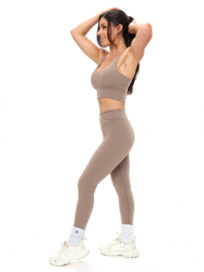 Rosa Sports Bra - Chai Latte Image 2