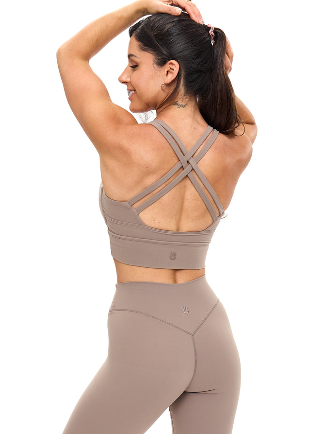 Rosa Sports Bra - Chai Latte Image 4