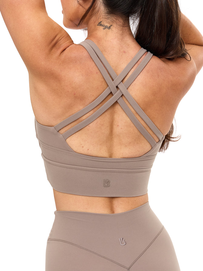 Rosa Sports Bra - Chai Latte Image 3