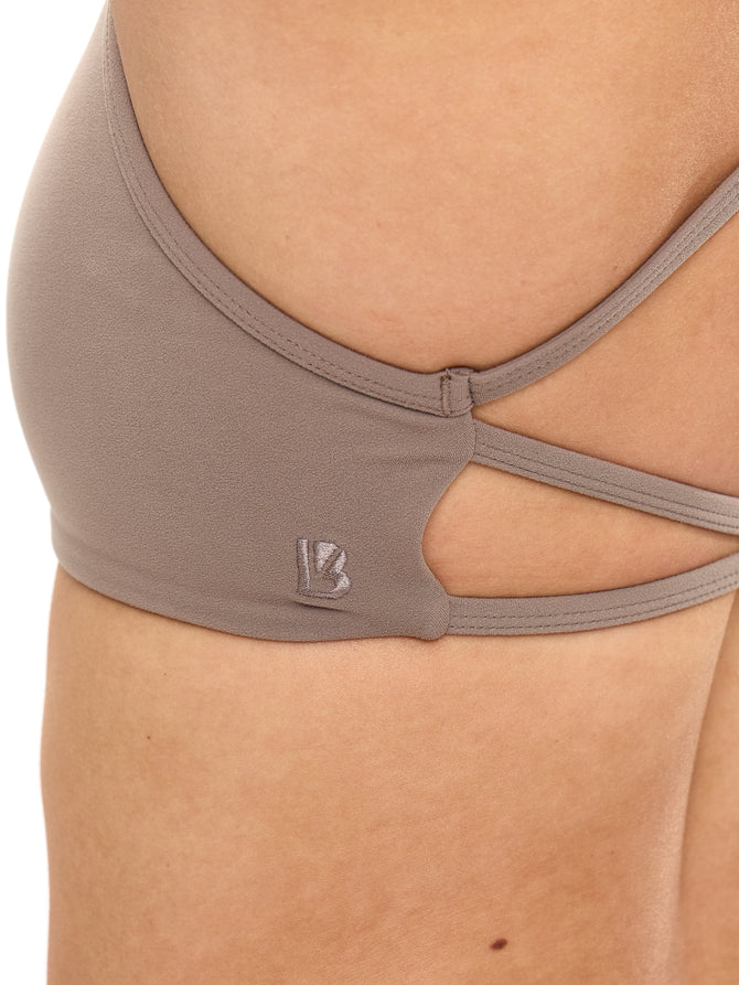 Girlfriend Reversible Sports Bra - Chai Latte and Chamomile Image 4