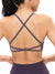 Girlfriend Reversible Sports Bra - Hush Berry and Purple Shadow Image 4