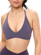 Thumbnail 7 of Girlfriend Reversible Sports Bra - Hush Berry and Purple Shadow, 7 of 8