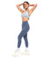 Girlfriend Reversible Sports Bra - Barista Blue and Moody Blue Image 5