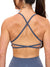 Girlfriend Reversible Sports Bra - Barista Blue and Moody Blue Image 6