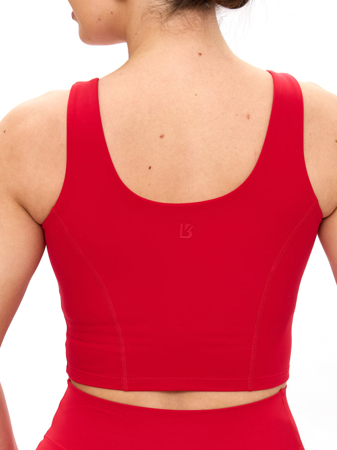 Crystal Crop V2 - Lipstick Red Image 4