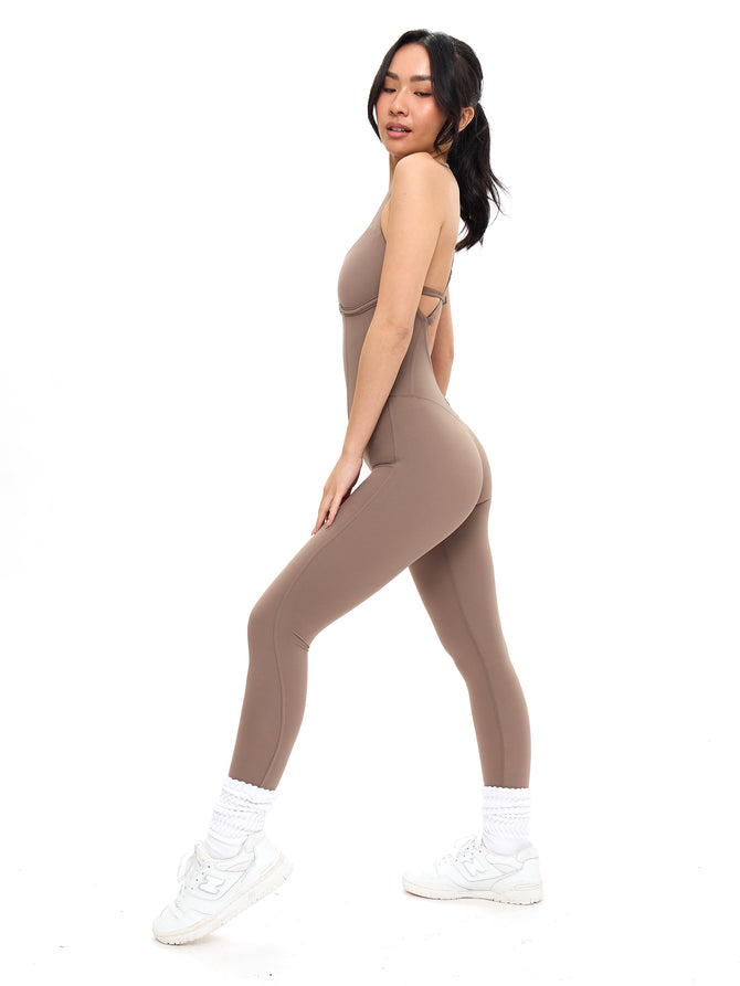 Corset Bodysuit - Chai Latte Image 2