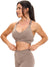 Candy Wrap Sports Bra - Chai Latte Image 1