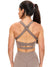 Candy Wrap Sports Bra - Chai Latte Image 3