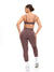 Dream Heathered Legging - Mocha Berry Image 3