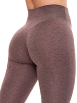 Thumbnail 1 of Dream Heathered Legging - Mocha Berry, 1 of 4
