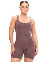Thumbnail 4 of Dream Heathered Bodysuit - Mocha Berry, 4 of 4
