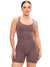 Dream Heathered Bodysuit - Mocha Berry Image 3