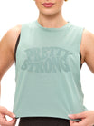 Pretty Crop Tank - Arctic Moss