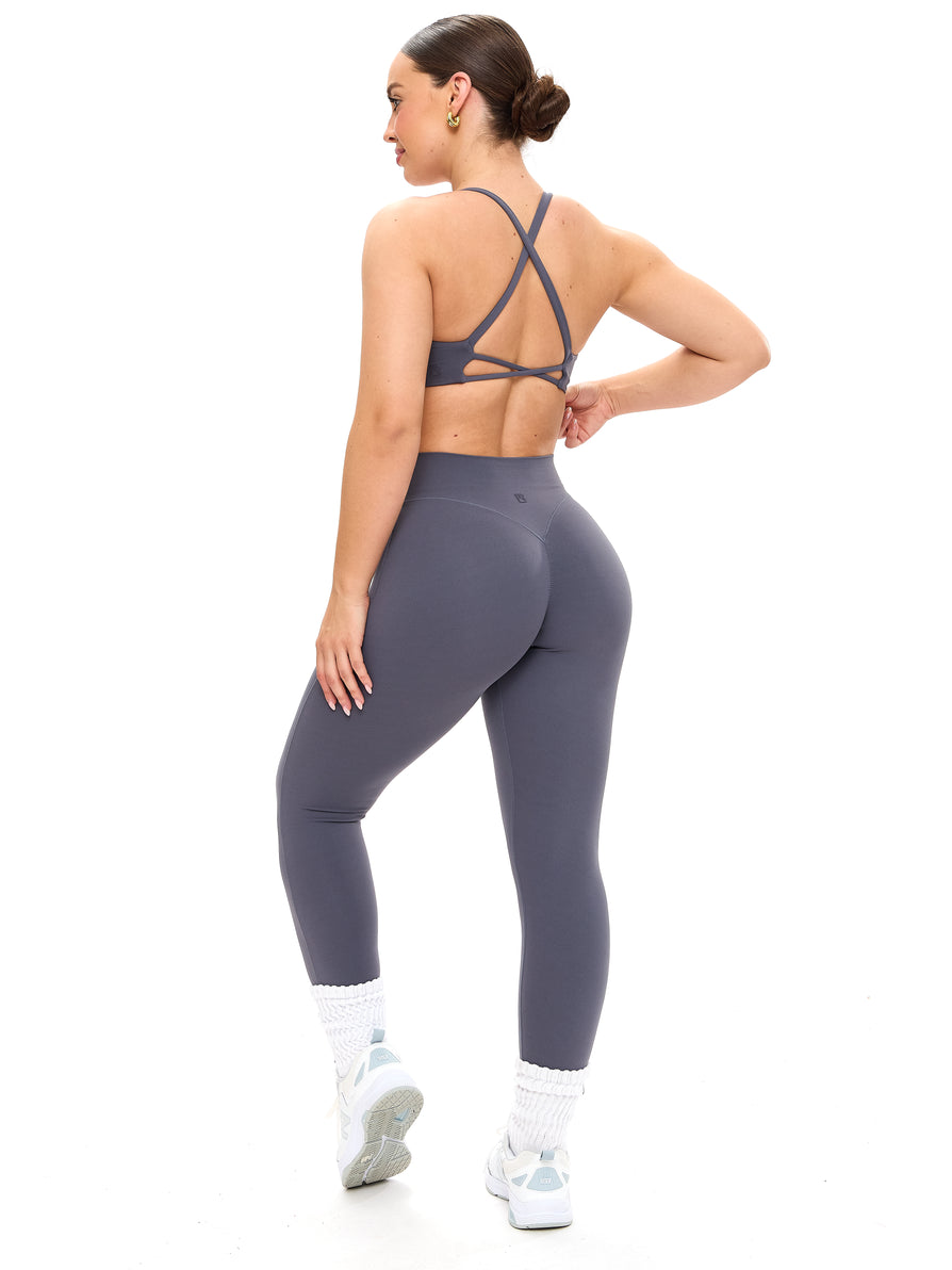 Aggressive Scrunch Legging - Blue Steel