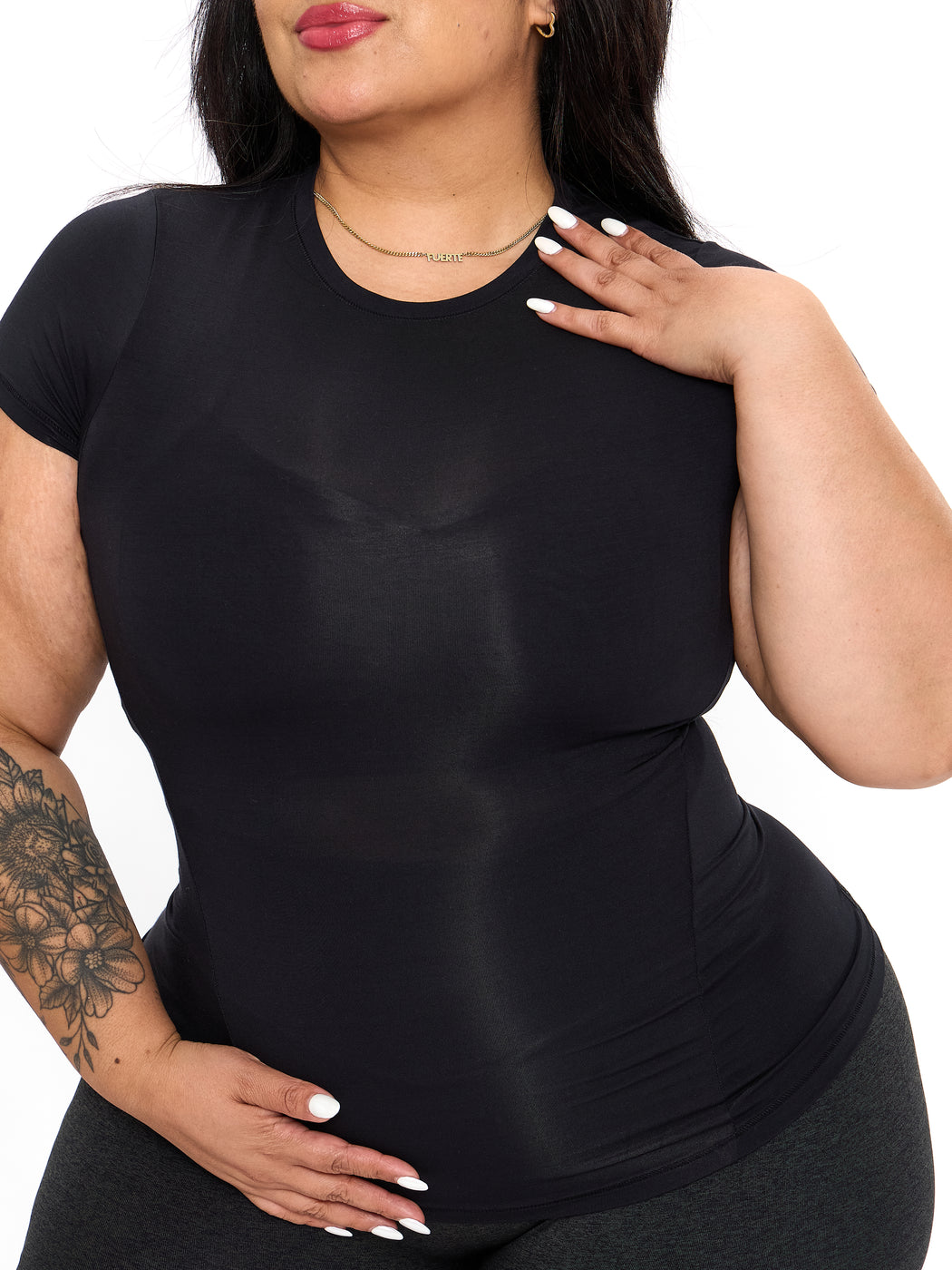 Halo Tee - Onyx Black