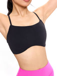 Poshknit Revolution Curve Sports Bra - Onyx Black