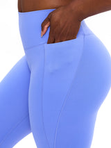 Thumbnail 2 of Poshknit Scrunch Pocket Legging - Azul, 2 of 5