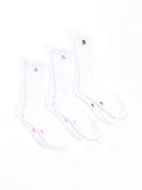 Thumbnail 1 of 3 Pack Scrunch Socks - Multi White, 1 of 5