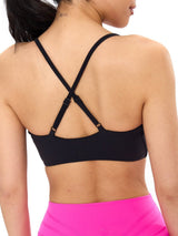 Poshknit Revolution Curve Sports Bra - Onyx Black