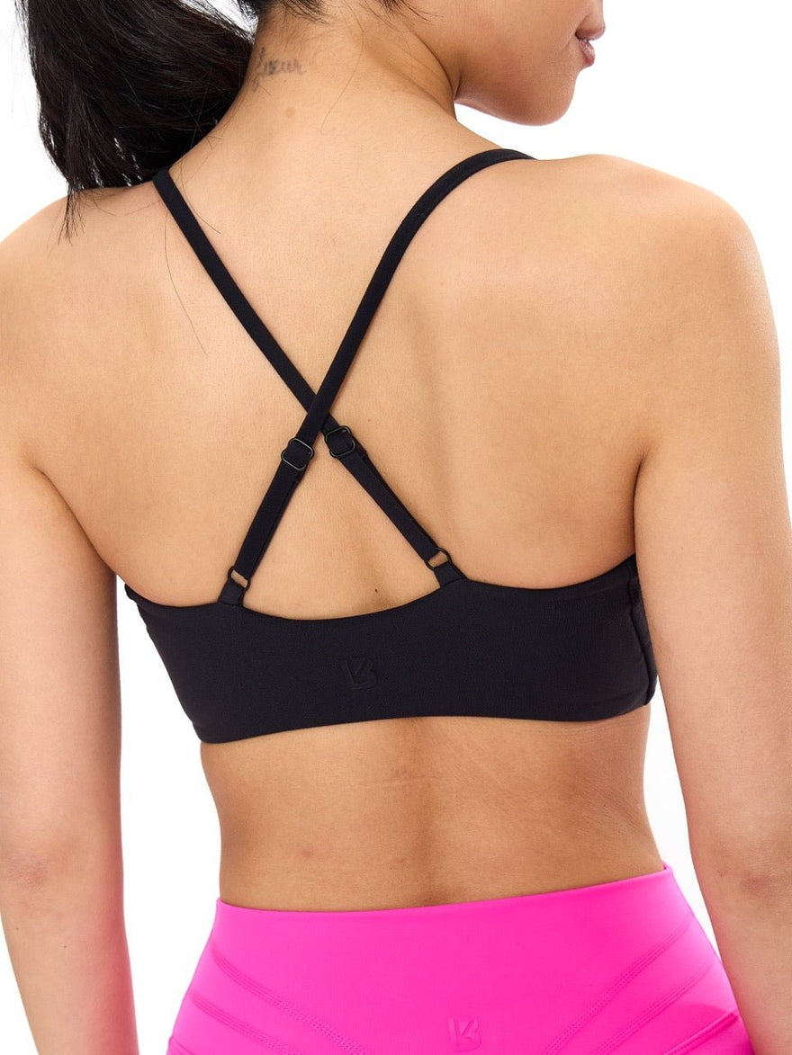 Poshknit Revolution Curve Sports Bra - Onyx Black