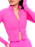 Phantom Waist Jacket - Hibiscus