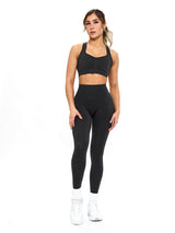 Thumbnail 2 of Vida Seamless Legging - Charcoal, 2 of 6