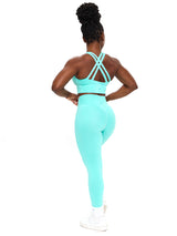 Twilight Dream Heather Sports Bra - Playa