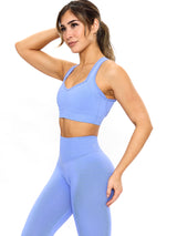 Thumbnail 2 of Vida Seamless Sports Bra - Azul, 2 of 6