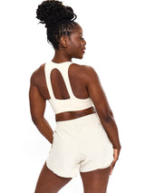 Thumbnail 5 of Nubre Notch Sports Bra - Oat Milk, 5 of 6