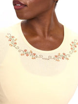 Thumbnail 6 of Vida Baby Tee - Leche, 6 of 6