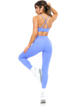 Thumbnail 4 of Poshknit Revolution Curve Sports Bra - Azul, 4 of 5