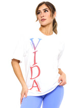 Thumbnail 2 of Vida Short Sleeve Tee - White, 2 of 4