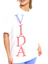 Thumbnail 1 of Vida Short Sleeve Tee - White, 1 of 4
