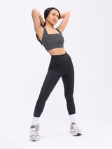 Thumbnail 3 of Revolution Sports Bra - Onyx Black Bossy Print, 3 of 9