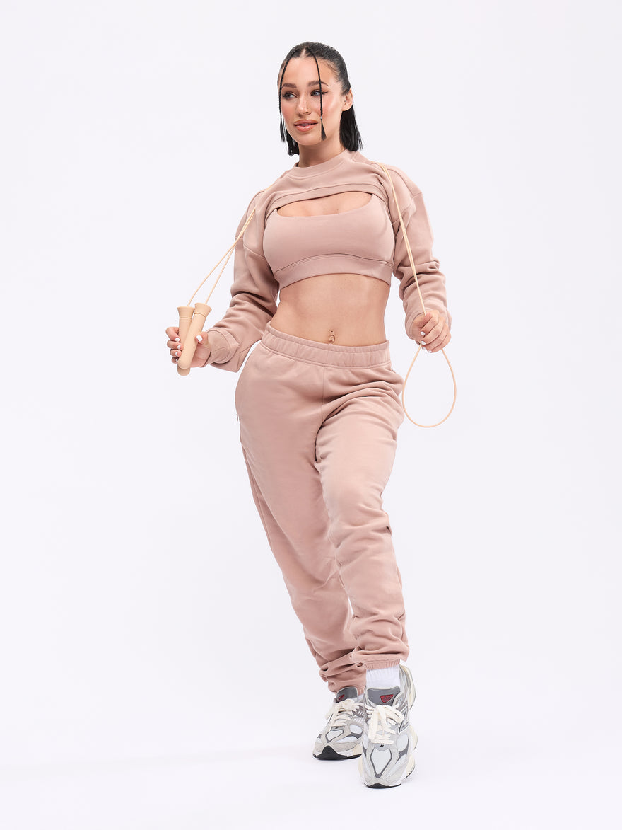 Cloud Bolero Shrug - Mauve