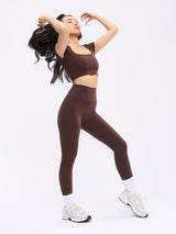 Thumbnail 5 of Butter Crop Top - Journey Dark Brown, 5 of 5