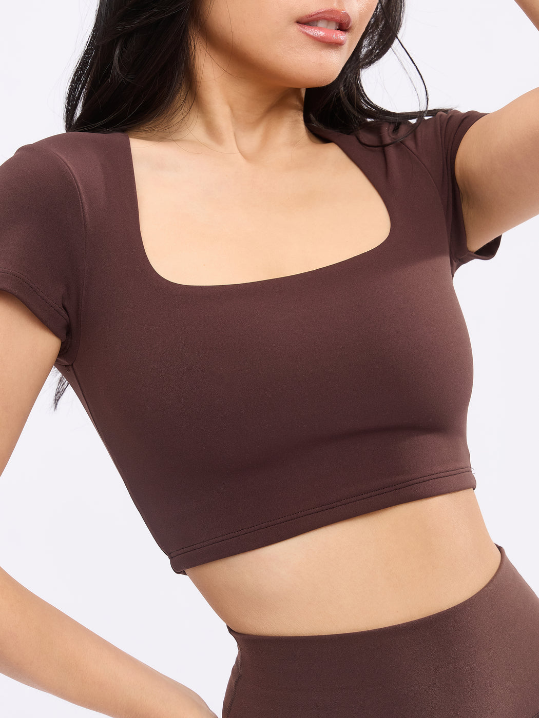 Butter Crop Top - Journey Dark Brown