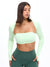 Airknit Bolero Shrug - Honeydew Image 1