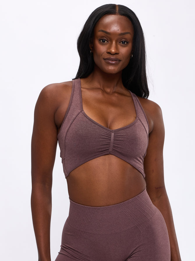 Form Reversible Seamless Sports Bra - Mocha Berry Image 0