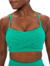Thumbnail 3 of Ivy Wrap Sports Bra - Lucky Charm, 3 of 6