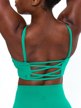 Thumbnail 2 of Ivy Wrap Sports Bra - Lucky Charm, 2 of 6