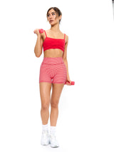 Ivy Wrap Sports Bra - Salsa Red