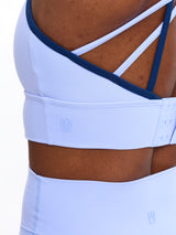Geo Sports Bra - Rainwater Blue
