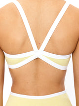 Dream Heather Contrast Sports Bra - Heather Sunbeam