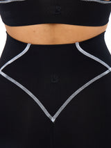 Thumbnail 5 of Airbrush Hourglass Legging - Onyx Black, 5 of 6