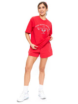 Thumbnail 3 of Match Short Sleeve Tee - Salsa Red, 3 of 4