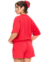Thumbnail 4 of Match Short Sleeve Tee - Salsa Red, 4 of 4