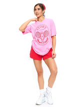 Thumbnail 4 of Story Short Sleeve Tee - Pink Sugar, 4 of 4