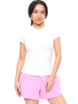 Nimbus Rib Tee - White